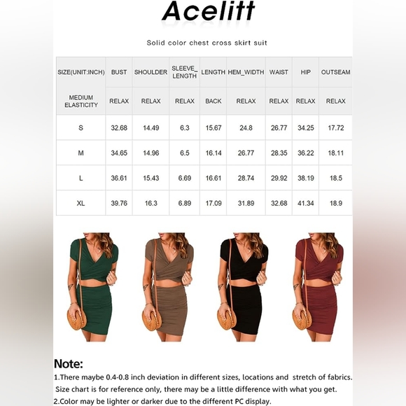 2 Piece Sexy Mini Dress - Picture 4 of 4